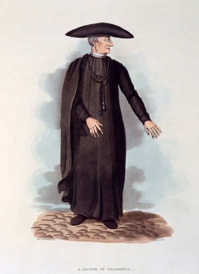 A Doctor of Salamanca, illustration from 